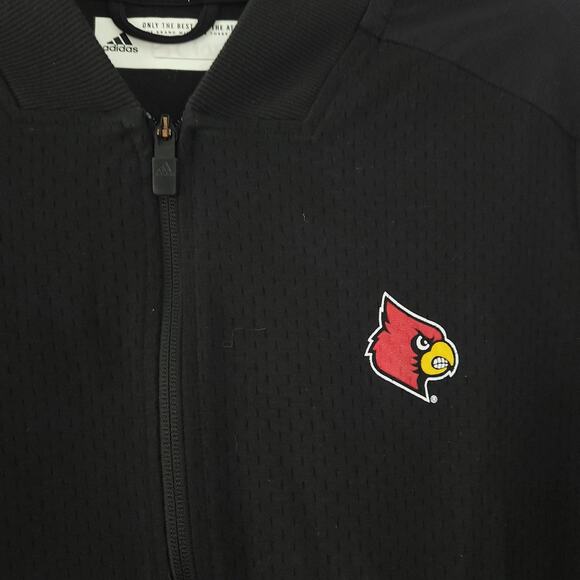 Adidas Jacket University of Louisville Cardinals Small Women Zip Up Back Coat - Picture 5 of 8